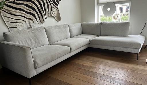 Corner Sofa Encore Grey Fabric