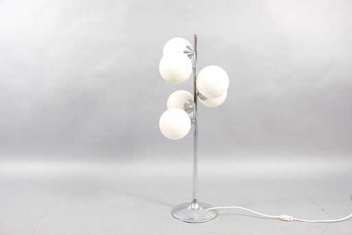Vintage Chrome table lamp from Temde