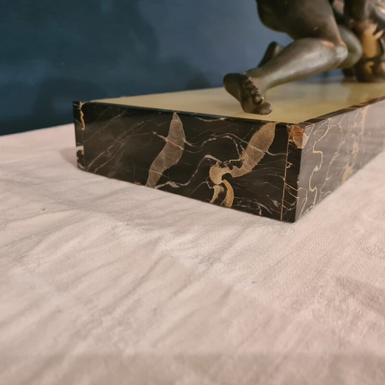 Image 1 of Vintage art deco ruler on marble