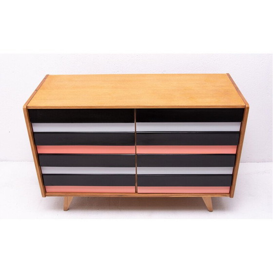 Image 1 of Vintage multicolored chest of drawers No. U-453 by Jiří Jiroutek for Interiér Praha, Czechoslovakia 1960