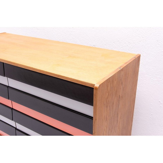 Image 1 of Vintage multicolored chest of drawers No. U-453 by Jiří Jiroutek for Interiér Praha, Czechoslovakia 1960