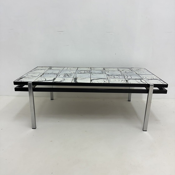 Image 1 of Mid - Century Tile Coffee Table , 1970S