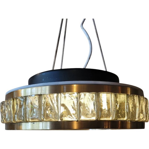 Vintage Perzel ceiling lamp model no. 2058 B, 1970