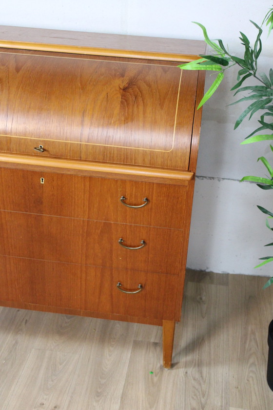 Image 1 of Secretaire à rouleau vintage 1960 Suède