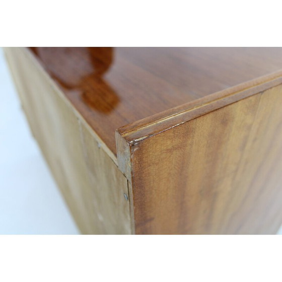Image 1 of Vintage chest of drawers in walnut finish for Tatra, Czechoslovakia 1960