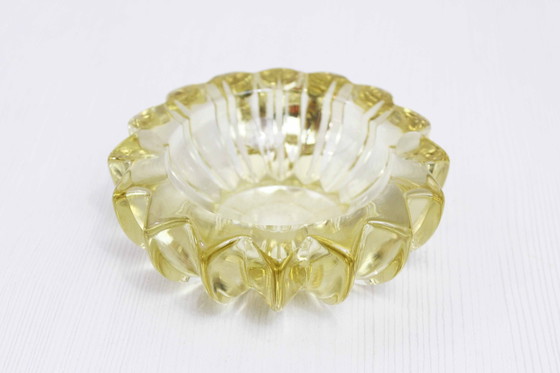 Image 1 of Art Deco Crystal Ashtray P.D'Avesn