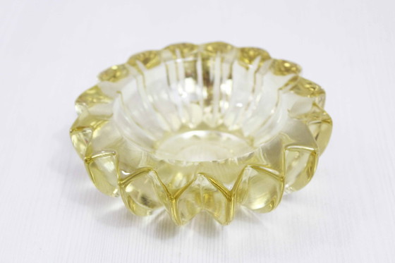 Image 1 of Art Deco Crystal Ashtray P.D'Avesn