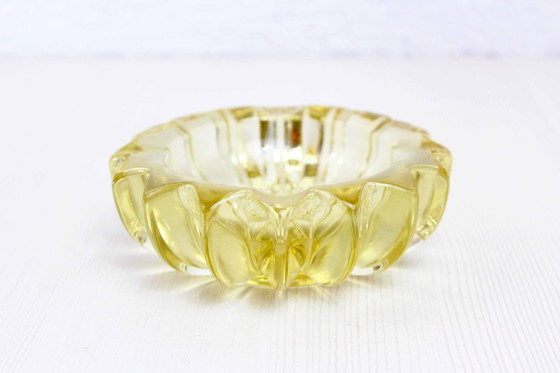 Image 1 of Art Deco Crystal Ashtray P.D'Avesn