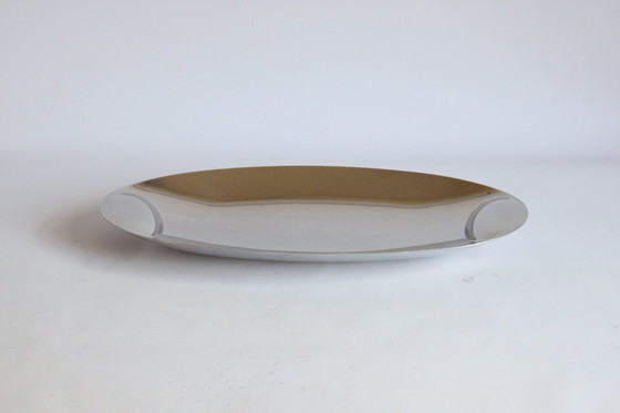 Image 1 of Lino Sabattini Oval Platter For Zani & Zani, Italy 1978