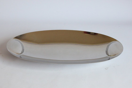 Image 1 of Lino Sabattini Oval Platter For Zani & Zani, Italy 1978