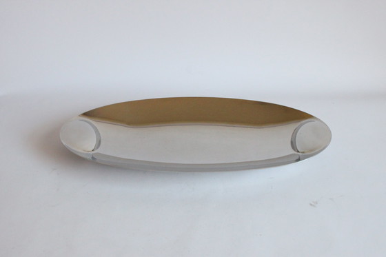 Image 1 of Lino Sabattini Oval Platter For Zani & Zani, Italy 1978