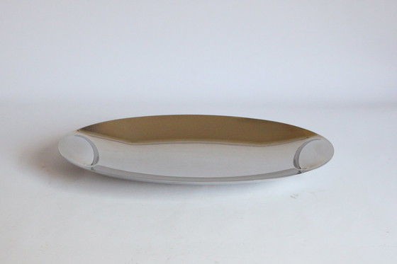 Image 1 of Lino Sabattini Oval Platter For Zani & Zani, Italy 1978