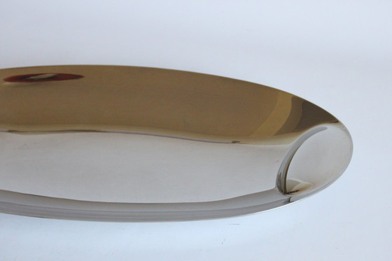 Image 1 of Lino Sabattini Oval Platter For Zani & Zani, Italy 1978