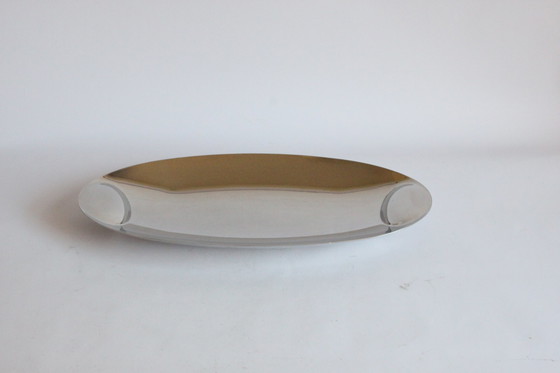 Image 1 of Lino Sabattini Oval Platter For Zani & Zani, Italy 1978