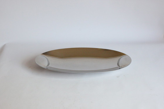 Image 1 of Lino Sabattini Oval Platter For Zani & Zani, Italy 1978