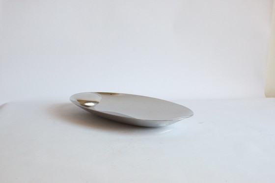 Image 1 of Lino Sabattini Oval Platter For Zani & Zani, Italy 1978