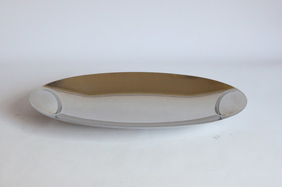 Image 1 of Lino Sabattini Oval Platter For Zani & Zani, Italy 1978