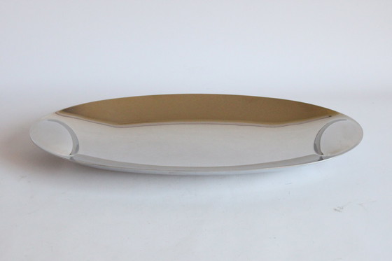 Image 1 of Lino Sabattini Oval Platter For Zani & Zani, Italy 1978