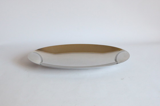 Image 1 of Lino Sabattini Oval Platter For Zani & Zani, Italy 1978