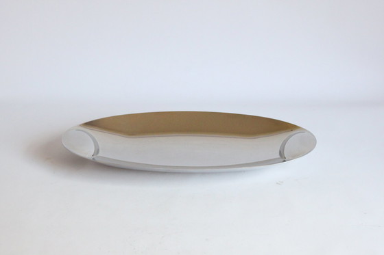 Image 1 of Lino Sabattini Oval Platter For Zani & Zani, Italy 1978