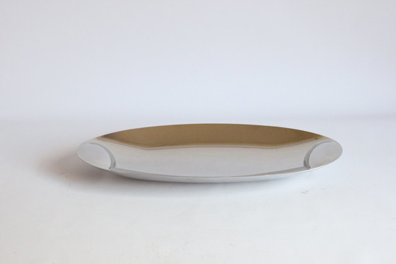 Image 1 of Lino Sabattini Oval Platter For Zani & Zani, Italy 1978