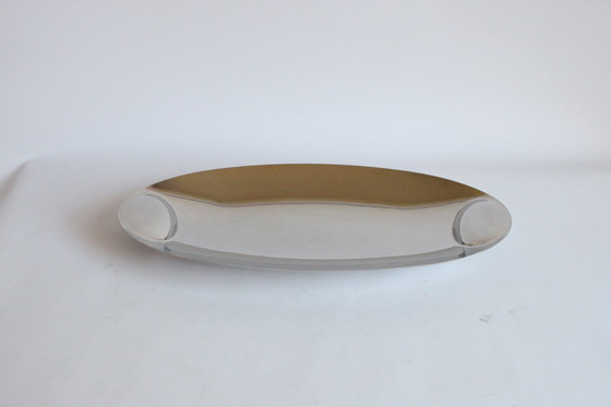 Image 1 of Lino Sabattini Oval Platter For Zani & Zani, Italy 1978