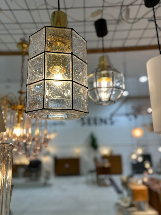 Image 1 of Vintage pendant lamp Glashütte Limburg