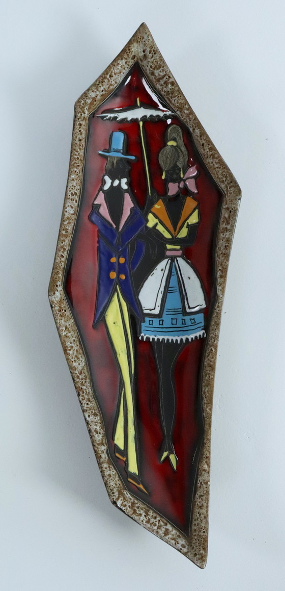 Image 1 of Decorazione murale San Marino Ceramiche Vintage