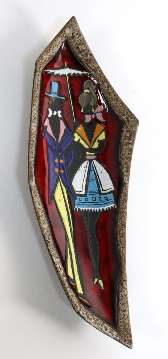 Image 1 of Decorazione murale San Marino Ceramiche Vintage