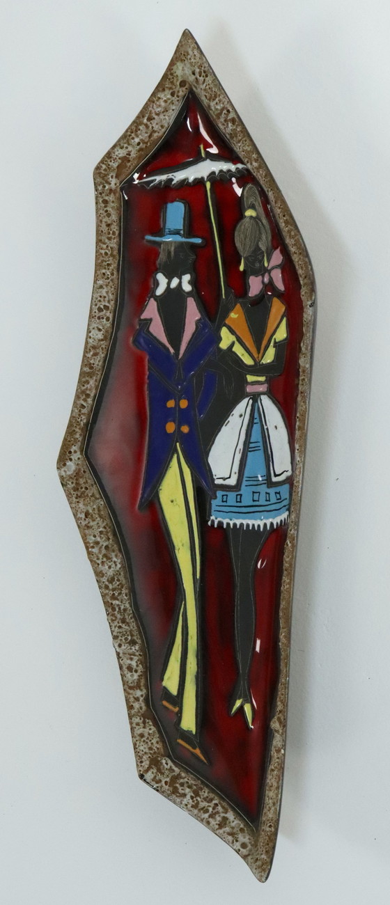 Image 1 of Decorazione murale San Marino Ceramiche Vintage