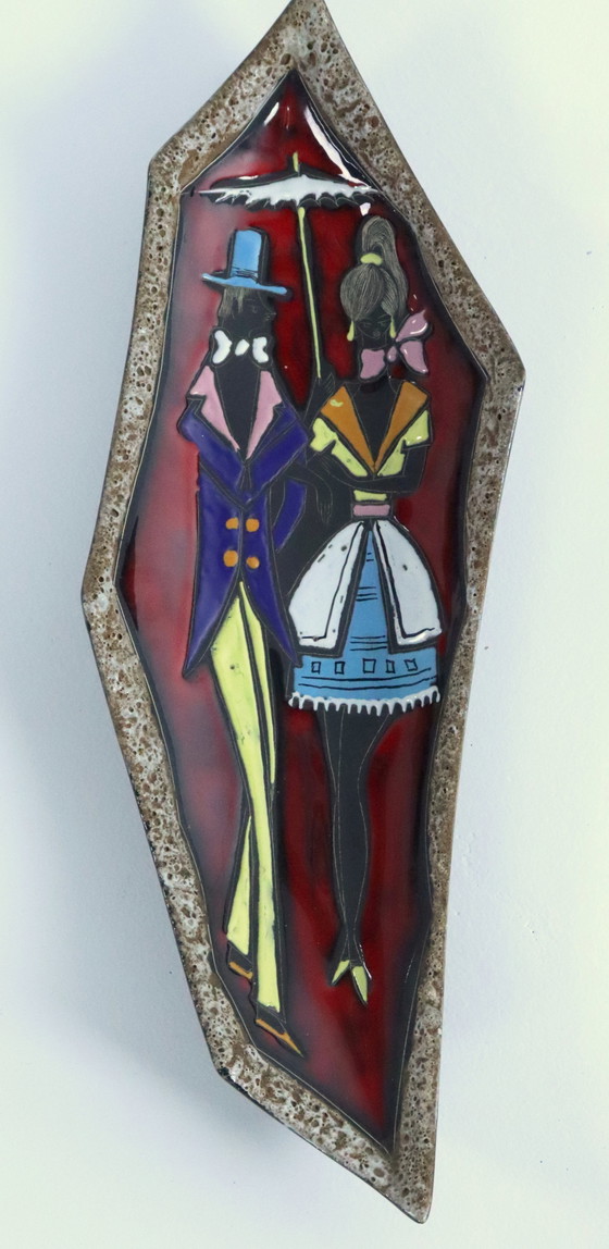 Image 1 of Decorazione murale San Marino Ceramiche Vintage