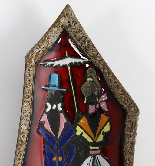 San Marino Wall Decoration Ceramic Vintage