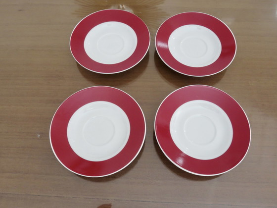 Image 1 of Set Of 4 Maxim' De Paris Coffee Cups And Coasters