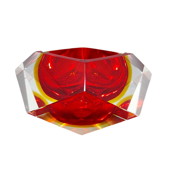 Image 1 of 1960s Astonishing Big Ashtray or Catch-All By Flavio Poli for Seguso. Made in Italy