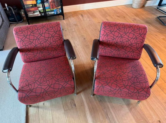 Image 1 of 2X Leolux Scylla Armchairs