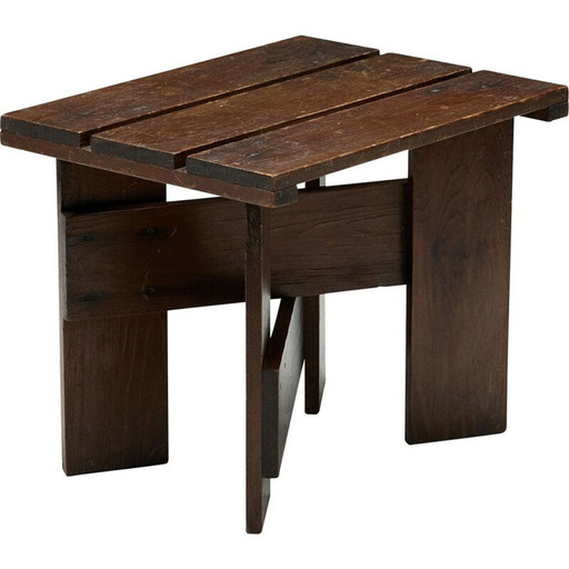 Vintage Crate stool by Gerrit Rietveld, 1930s