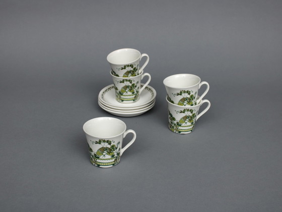 Image 1 of Figgjo Flint Turi Design, Set de 4 tasses et soucoupes et théière avec Decor Market