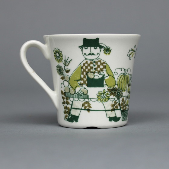 Image 1 of Figgjo Flint Turi Design, Set di 4 tazze e piattini e teiera con Decor Market