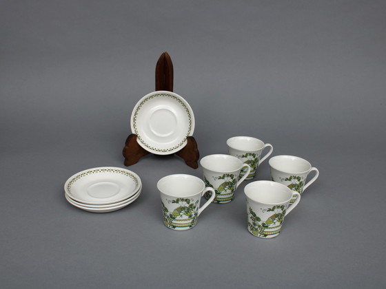 Image 1 of Figgjo Flint Turi Design, Set di 4 tazze e piattini e teiera con Decor Market