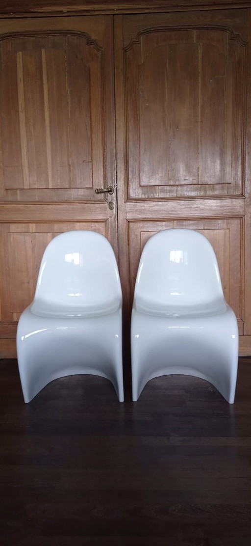 2x Verner Panton Classic Chair S