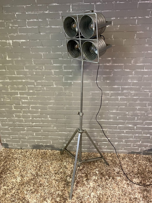 Industrial Floor Lamp - 4 Spots