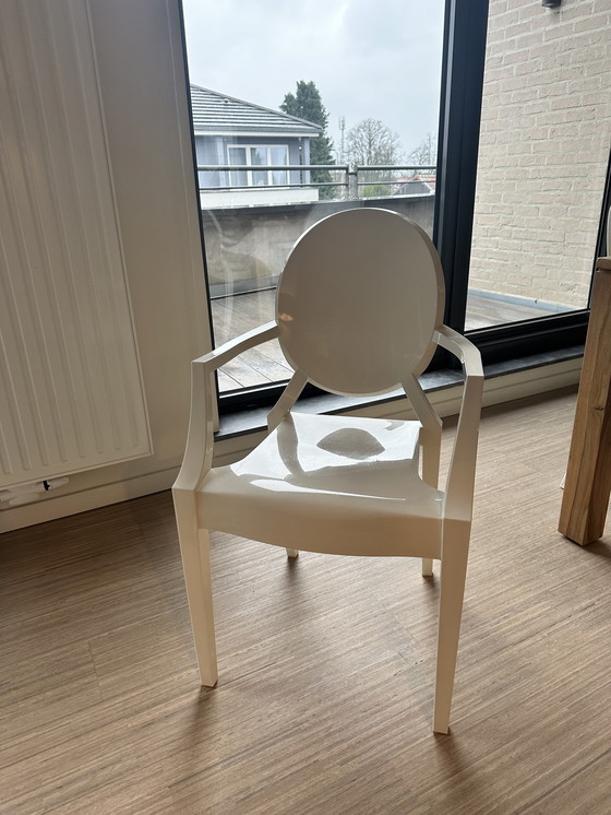 Image 1 of 8 sedie Kartell Louis Ghost bianco sporco