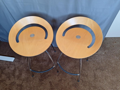 2X Lyra Beech Barstool