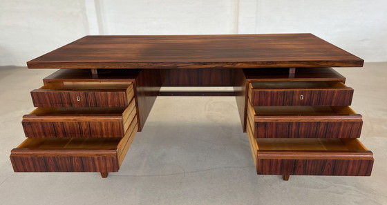 Image 1 of Rosewood Desk By Illum Wikkelsø, 1970S.