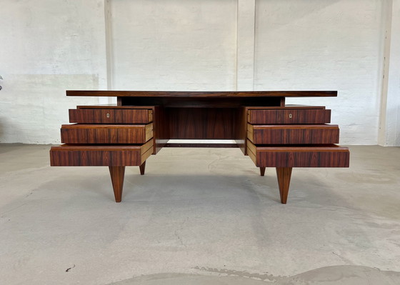 Image 1 of Rosewood Desk By Illum Wikkelsø, 1970S.