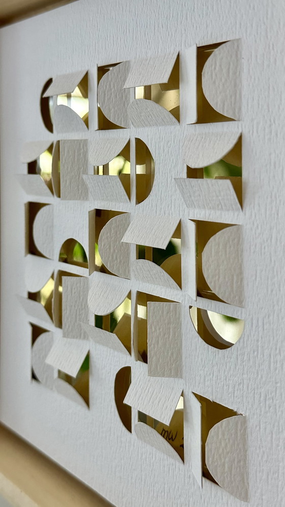 Image 1 of Blow - Wielaert | Layered Paper Art Mirror