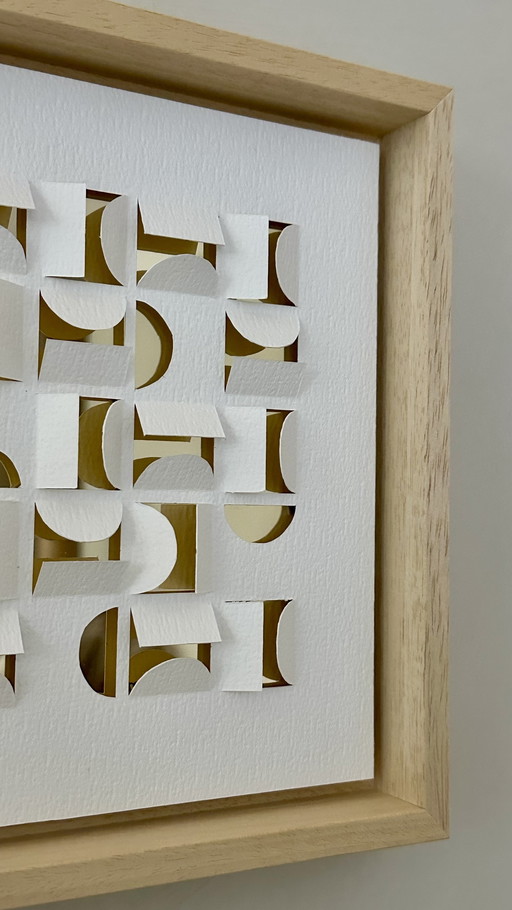 Blow - Wielaert | Layered Paper Art Mirror