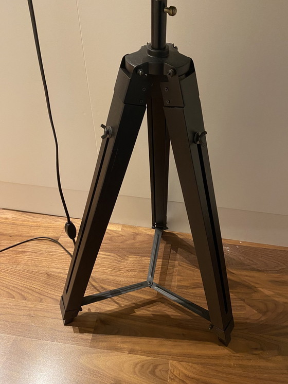 Image 1 of Industrial Theater Spot On Adjustable Wooden Tripod - Dimmable Led