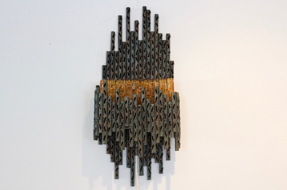 Image 1 of Brutalist Sculptural Wall Lamp by Marcello Fantoni