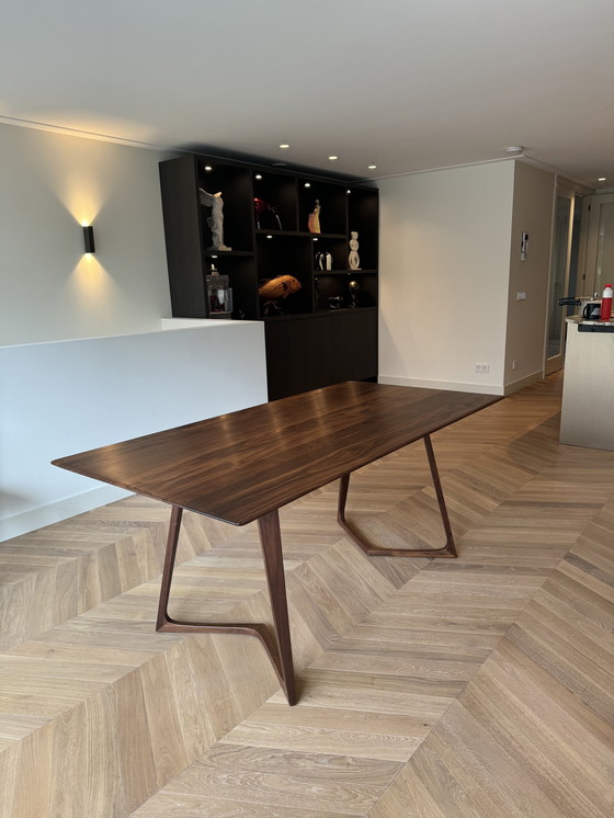 Image 1 of Twist Dining Table, Americal Walnut Wood